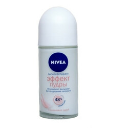 Nivea. Дезодорант кульковий Ефект пудри 50 мл   (4005808884247)
