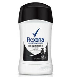 Rexona. Антиперспирант карандаш Motionsense Невидимая на черном и белом 40мл (50076611)