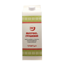 Повна Чаша. Напиток соковый яблочно-грушевый с мякотью 1л(9865060033068)