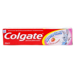 Colgate . Паста зубна Доктор заєць Із смаком полуниці  50мл(4606144005374)
