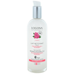 Logona. БИО-Молочко що очищає для сухої і чутливої шкіри Роза, 125мл(4017645038912)