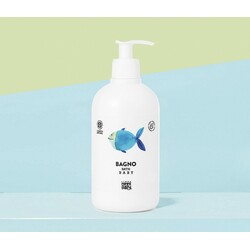 Linea Mamma Baby. Гель-пена детская Bagno COSMOS NATURAL, 500мл (8006435001829)