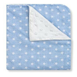 Interbaby. Рушник Star блакитне 100х100(8100185)