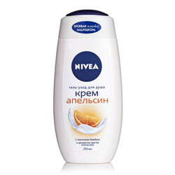 Nivea . Гель для душу Крем Апельсин 250 мл(4005801202895)