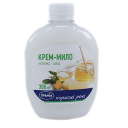 Премія. Мило рідке Молоко і Мед змінний блок 300мл   (4824024012445)
