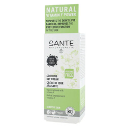 Sante. Био-Крем дневной успокаивающий для чувствительной кожи лица «Миндаль и витамин F», 50 мл (402