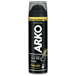 Arko. Гель для гоління Black 200мл(8690506486341)