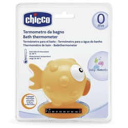 Chicco. Термометр для ванной, "Рыбка" жёлтый (8058664011476)