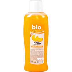 Bio naturell. Піна для ванни Персик і молоко 1000 мл(4820168431760)