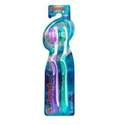 Smartoral.Н-р зубных щеток сред.жест 2шт в ассD*3 D*1 ( 0250010153146)