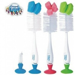Canpol. Щетка для бутылочек и сосок с присоской. (56-122)