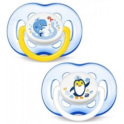 Avent. Пустушка Avent дихаюча(18+), для хлопчика 2шт. (771746)