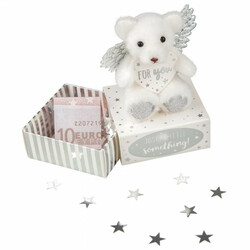 Depesche. Подарунковий набір c коробочкою сюрпризом "Мишка-ангел For You, Silver" (4010070431983)