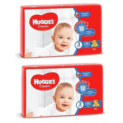 Підгузники Huggies Classic 3(4-9 кг), 116 шт.(543109/2)