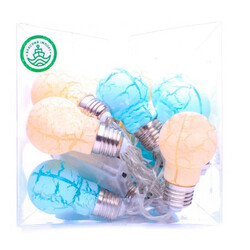 Гірлянда Шар 15LEDламп 1-реж на бат біла 5см(0250011127153)