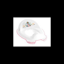 Tega Накладка на унитаз антискользящая "Дикий Запад" (Единорог) Бело-розовая (5902963001306)