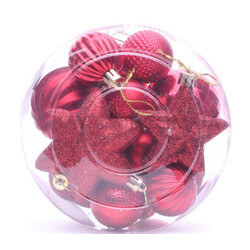 Набір ялинкових прикрас пластик 16шт(0250010599326)