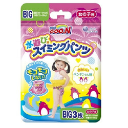 Goo.N. Трусики для купання для дівчаток BIG 12-20 кг, зростання 70-90 см, 3 шт(4902011744958)