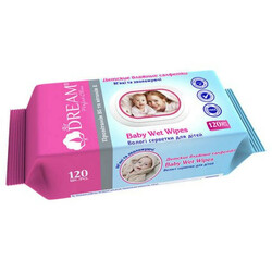 Air Dream. Серветки вологі для дітей пласт клапан 120 шт(4820194350042)