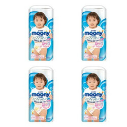 Moony. Трусики для дівчаток(12-22 кг) 4х38 шт.(208098)