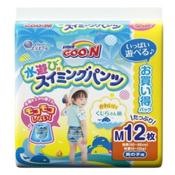 Goo.N. Трусики-підгузники для плавання GOO.N для хлопчиків 6-12 кг, зростанням 60-80 см (розмір M, 12 шт