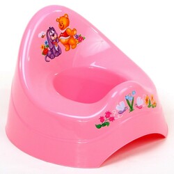 Maltex. Горшок розовый для девочки пластмассовый "Кубусь" (5903067001209)