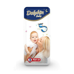 Dolphin. Підгузники Dolphin Midi 3(4-9 кг), 36 шт(203383)