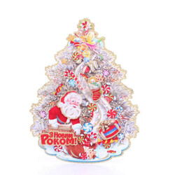 Прикраса новорічна декоративна Ялинка 32см(0260004163358)