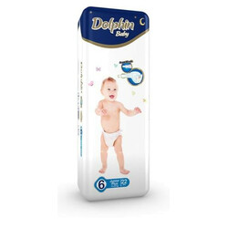 Dolphin. Підгузники Dolphin Junior Plus 6(15-30 кг), 22 шт(203413)
