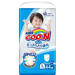 Goo.N. Трусики L (9-14кг) для мальчиков, mega pack, 44 шт. (4902011751383)
