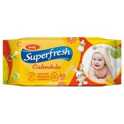 Superfresh. Вологі серветки Calendula, 60 шт(4823071606799)