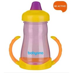 BabyOno. Кружка-непроливайка с мягким носиком, 220 мл.,  6мес. + (208)