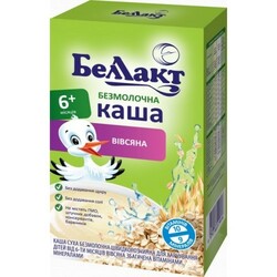 Беллакт. Безмолочна каша вівсяна, 6мес+, 200г(4810263029726)