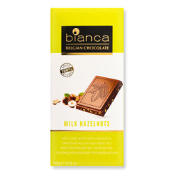 Bianca. Шоколад молочний з фундуком 100г. (5420066384022)