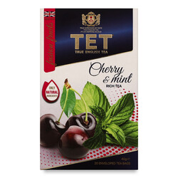 ТЕТ.Чай чорний вишня і м'ята 20 * 2г (5060207698344)