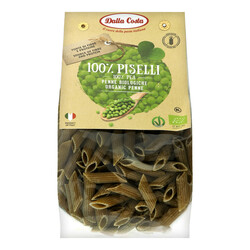 Dalla Costa. Вироби макаронні Пенне з зел гороху 250г. (8016419001554)