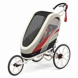 Cybex. Коляска для спорту Zeno All Black & Cream Orange (521000275)