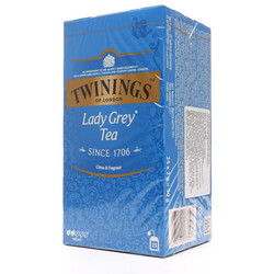 Twinings. Чай чорний Lady Grey (25 * 2г) (0070177077198)