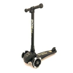 Самокат Scoot and Ride серии Highwaykick-3 со светящимися колесами черный (4897033964807)