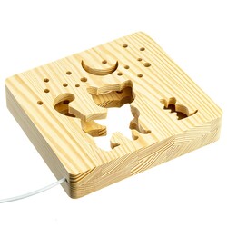 ArtEco Light. Світильник нічник "Кот і мишка під місяцем" з пультом та регулюванням світла (1020349)