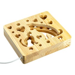 ArtEco Light. Светильник ночник "Кот и пес" с пультом и регулировкой света (1020477)