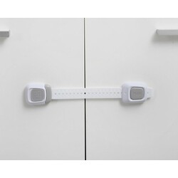 Набор универсальных замков Babyhood 24,4 см серый 3 шт (ВН-604В)