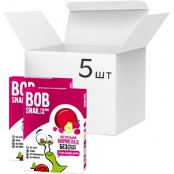 Bob Snail Мармелад натуральные Грушево-малиново-буряковый 108 г х 5 шт (4820219341529)