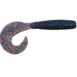 Big Bite Baitst. Силікон  Finesse Grub 3" Elec Blue(1838.01.02)