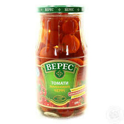 Верес. Томати черри Посольські маринованые 500г(9865060029597)