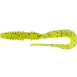 Keitech. Силикон Mad Wag Mini 3.5" (10 шт/упак) ц:pal01 chartreuseredflake. (1551.07.67)