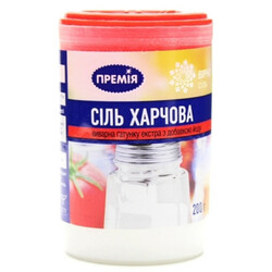 Премія. Соль Премія экстра кухонная пищевая с добавкой йода 200г(4824024027098)
