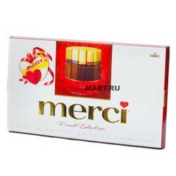 Merci. Шоколад Ассорти 400гр(4014400900217)
