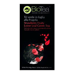 BioTea. Чай зелений BioTea з полуницею 20*2г(3849206823238)