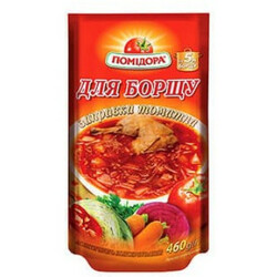 Помідора. Заправка томатна до борщу д/пг 460г(4820047003972)